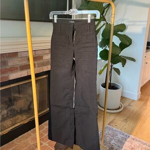 Maeve Black Buttoned Pants